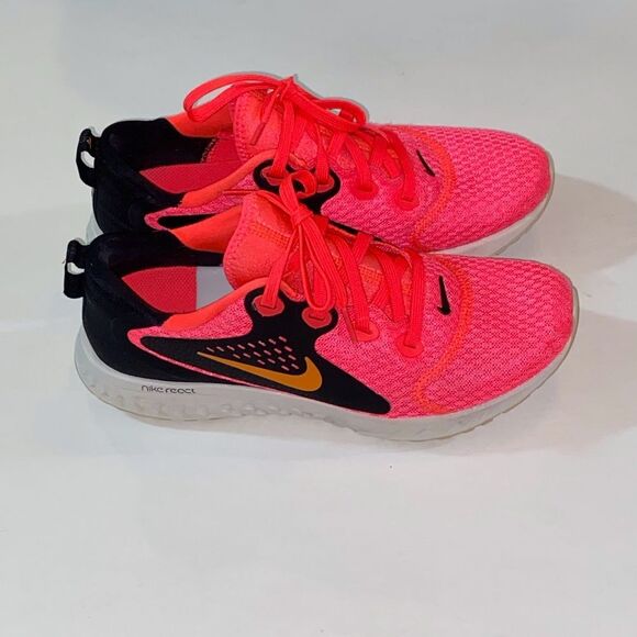 Nike AA1626-603 Women Legend React Sneakers in Bright Pink Accent Running Sz 8.5 - Picture 4 of 13
